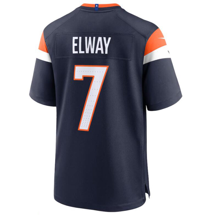 Football Jersey D.Broncos #7 John Elway Navy Alternate Retired Player Game Jersey Stitched Jerseys