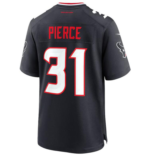 Football Jersey H.Texans #31 Dameon Pierce Player Navy Game Jersey Stitched Jerseys