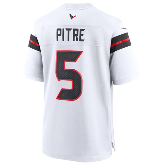 Football Jersey H.Texans #5 Jalen Pitre Player White Alternate Game Jersey Stitched Jerseys