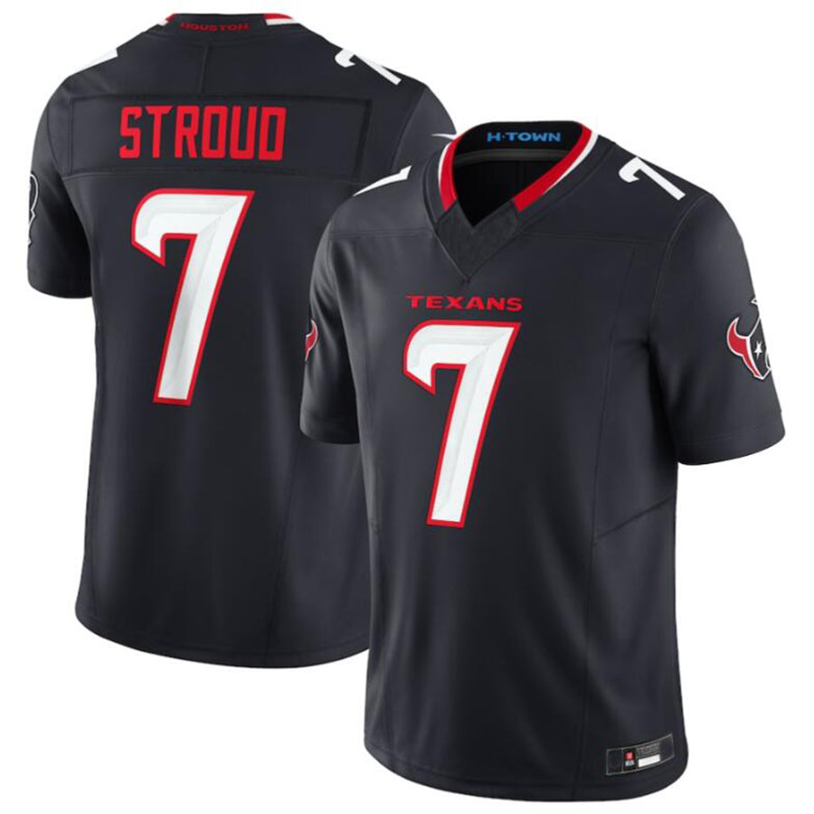 Football Jersey H.Texans #7 C.J. Stroud Player Navy Vapor F.U.S.E. Limited Jersey Stitched Jerseys