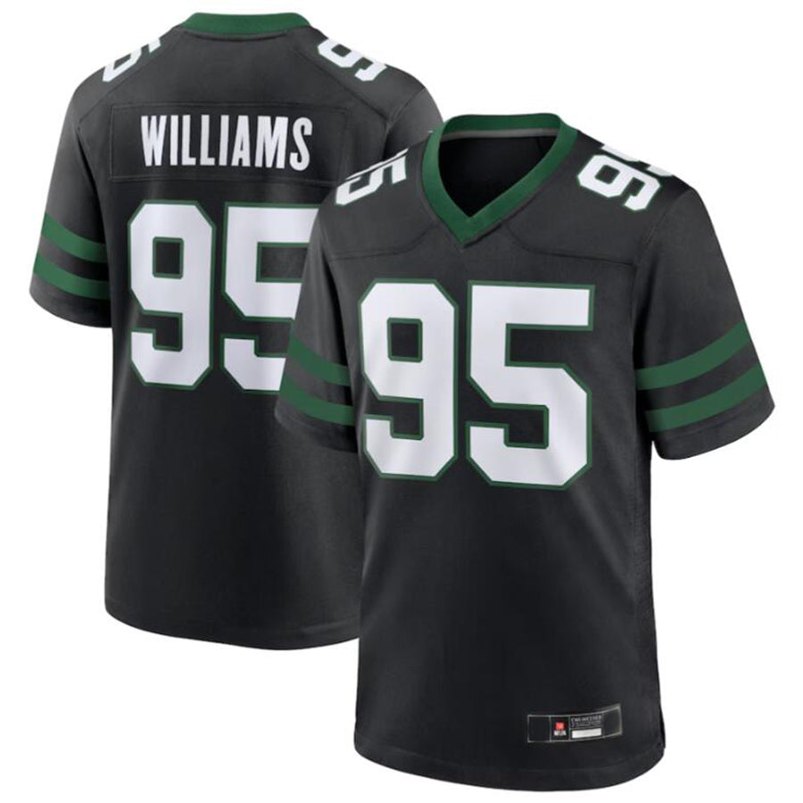 Football Jersey NY.Jets #95 Quinnen Williams Legacy Black Player Game Jersey American Stitched Jersey