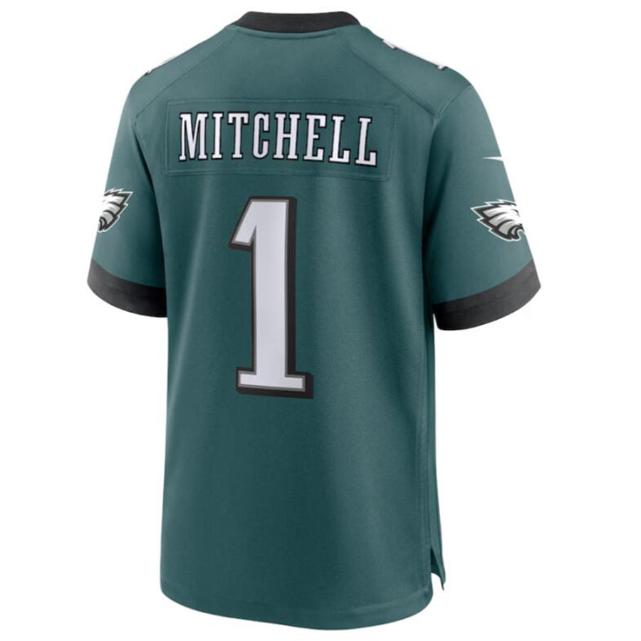 Football Jersey P.Eagles #1 Quinyon Mitchell Green Draft First Round Pick Player Game Jersey