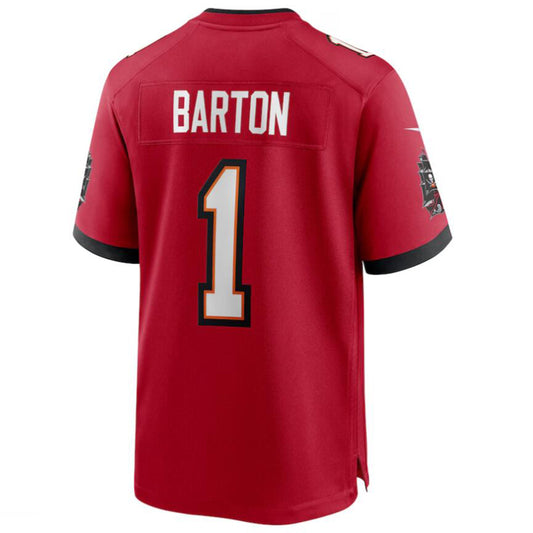 Football Jersey TB.Buccaneers #1 Graham Barton Pick Draft First Round Pick Player Game Jersey