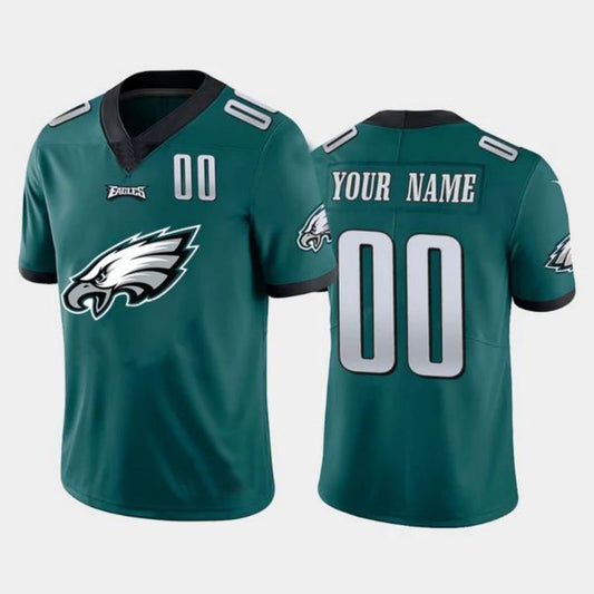 Football Jerseys P.Eagles Customized Green Team Big Logo Number Vapor Untouchable Limited Jersey American Stitched Jerseys