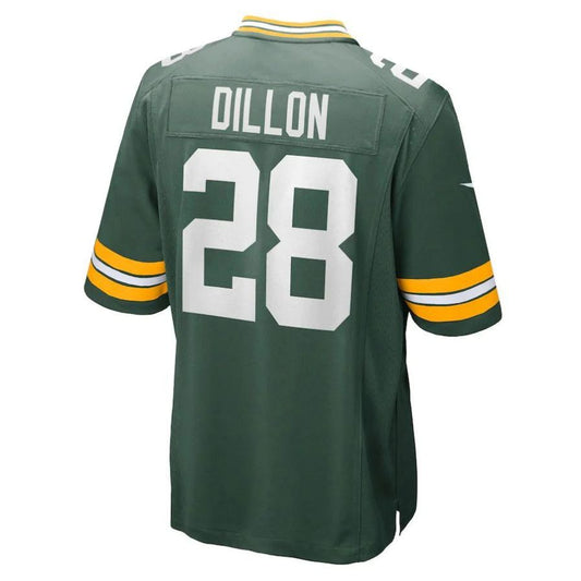 GB.Packers #28 AJ Dillon Green Game Player Jersey Stitched American Football Jerseys