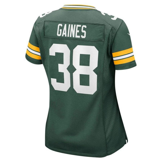 GB.Packers #38 Innis Gaines Green Player Game Jersey Stitched American Football Jerseys