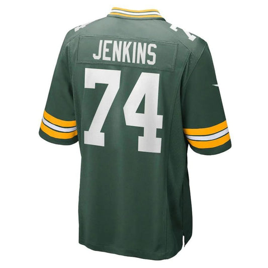GB.Packers #74 Elgton Jenkins Green Player Game Jersey Stitched American Football Jerseys