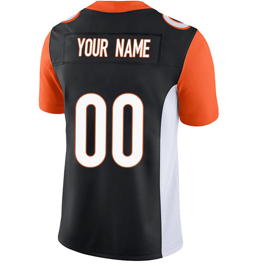 Custom C.Bengals Chase Black Stitched Player Game Football Jerseys