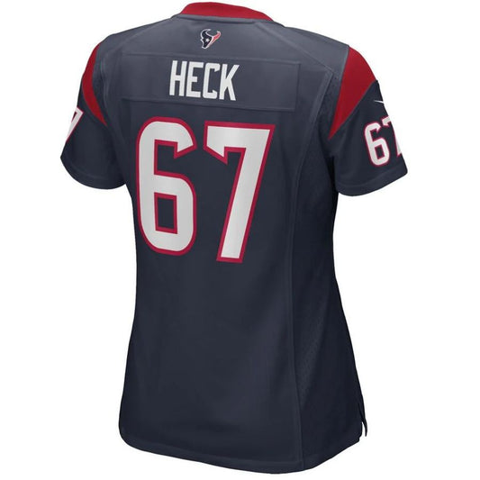H.Texans #67 Charlie Heck Navy Player Game Jersey Stitched American Football Jerseys