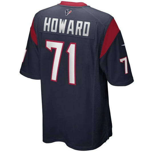 H.Texans #71 Tytus Howard Navy Player Game Jersey Stitched American Football Jerseys