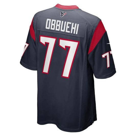 H.Texans #77 Cedric Ogbuehi Navy Player Game Jersey Stitched American Football Jerseys