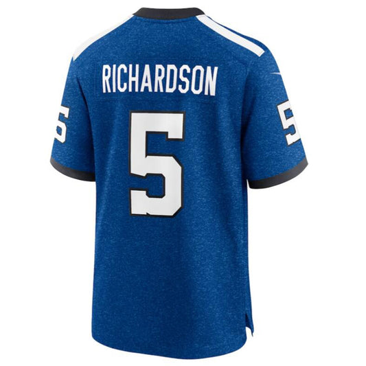 I.Colts #5 Anthony Richardson Royal Indiana Nights Alternate Game Jersey American Stitched Football Jerseys
