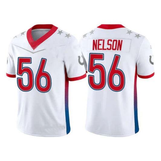 I.Colts #56 Quenton Nelson White Stitched Player 2022 AFC Pro Bowl Stitched Football Jerseys
