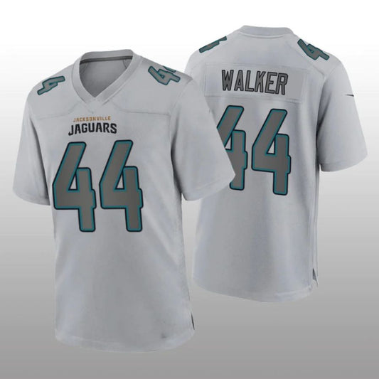 J.Jaguars #44 Travon Walker Player Gray Atmosphere Game Jersey Stitched American Football Jerseys