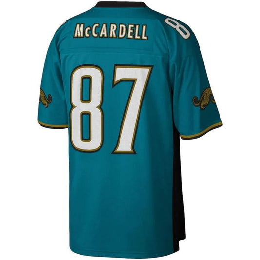 J.Jaguars #87 Keenan McCardell Mitchell & Ness Teal Legacy Player Replica Jersey Stitched American Football Jerseys