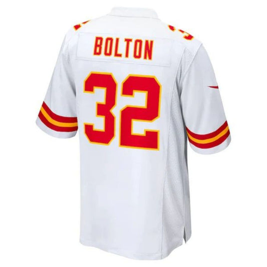 KC.Chiefs #32 Nick Bolton White Stitched Player Game Football Jerseys