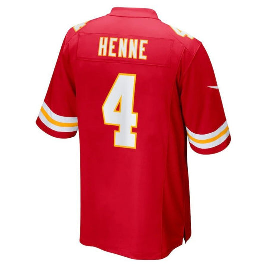 KC.Chiefs #4 Chad Henne Red Player Game Jersey Stitched American Football Jerseys