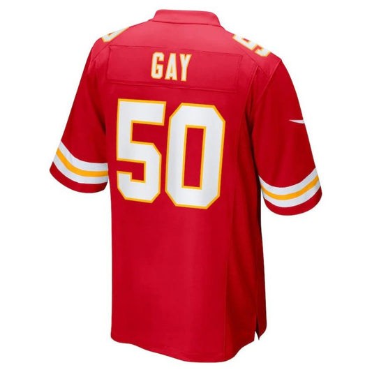 KC.Chiefs #50 Willie Gay Red Player Game Jersey Stitched American Football Jerseys