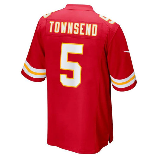 KC.Chiefs #5 Tommy Townsend Red Player Game Jersey Stitched American Football Jerseys