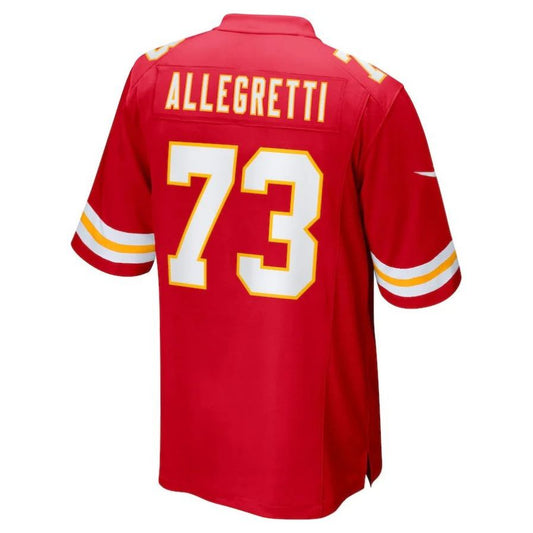 KC.Chiefs #73 Nick Allegretti Red Player Game Jersey Stitched American Football Jerseys