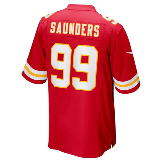 KC.Chiefs #99 Khalen Saunders Red Player Game Jersey Stitched American Football Jerseys