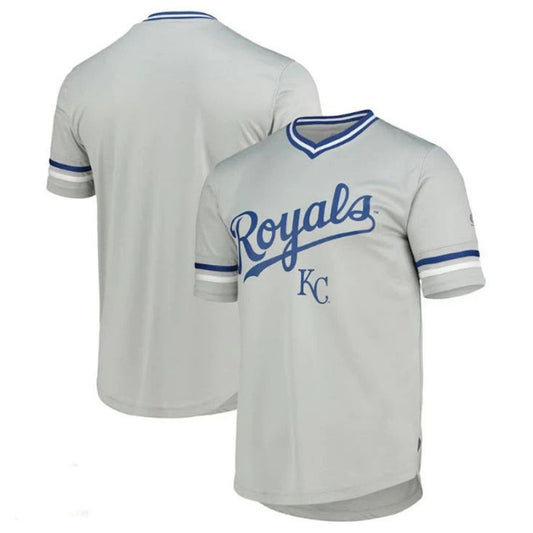 Custom Kansas City Royals Replica V-Neck Jersey Baseball Jerseys