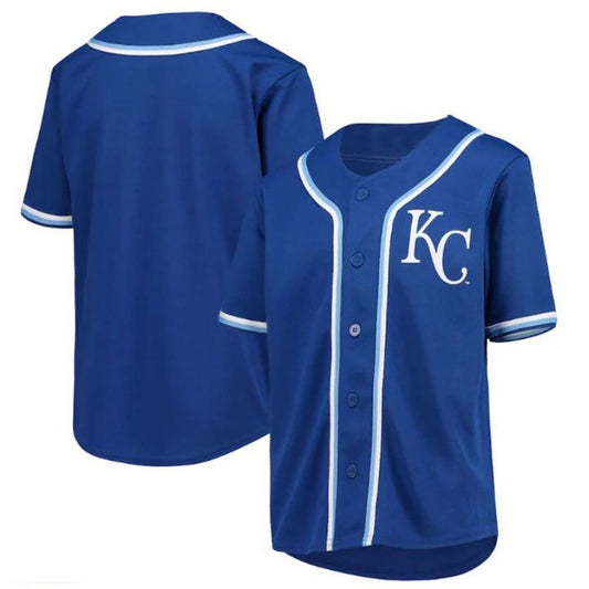 Custom Kansas City Royals Royal Team Jersey Baseball Jerseys