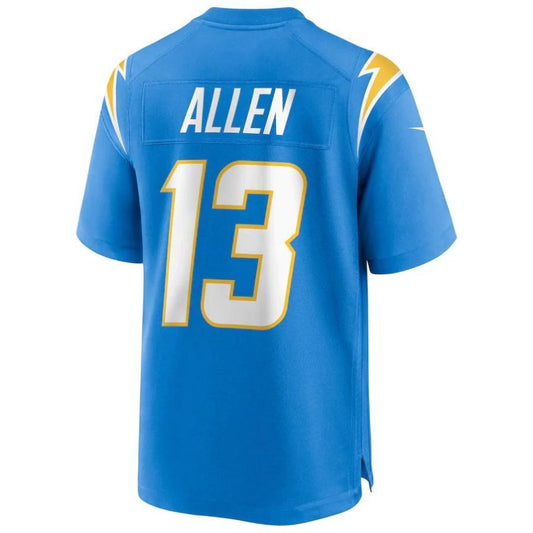 LA.Chargers #13 Keenan Allen Gray Atmosphere Game Jersey Stitched American Football Jerseys