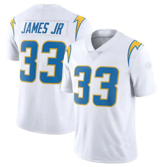 LA.Chargers #33 Derwin James White Vapor Limited Player Jersey Stitched American Football Jerseys