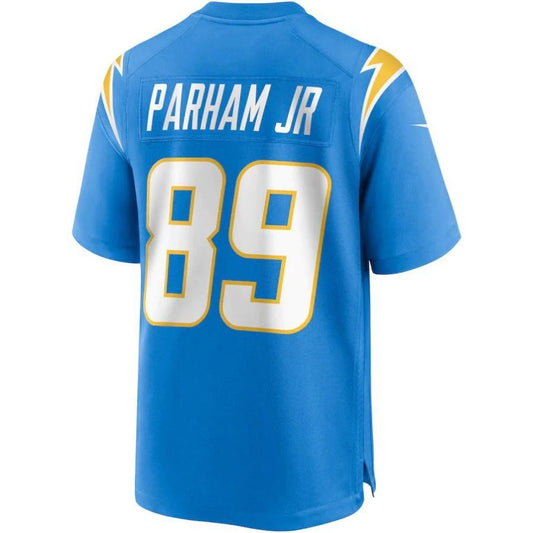 LA.Chargers #89 Donald Parham Jr. Powder Blue Player Game Jersey Stitched American Football Jerseys