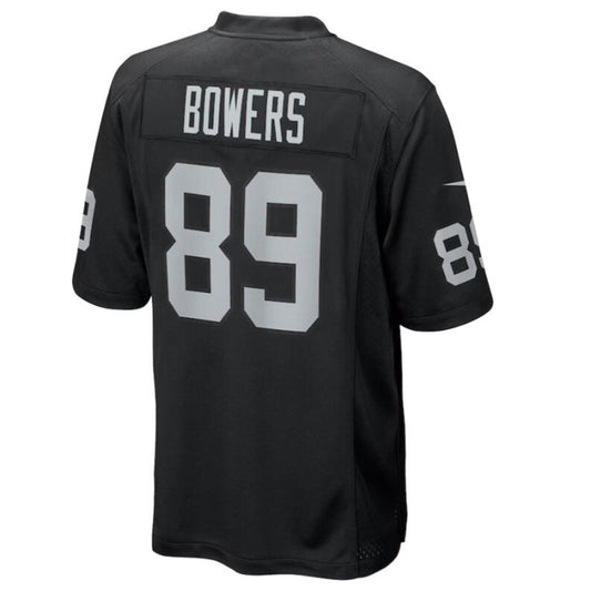 LV.Raiders #89 Brock Bowers Black 2024 Draft First Round Pick Player Game Jersey Stitched Football Jerseys