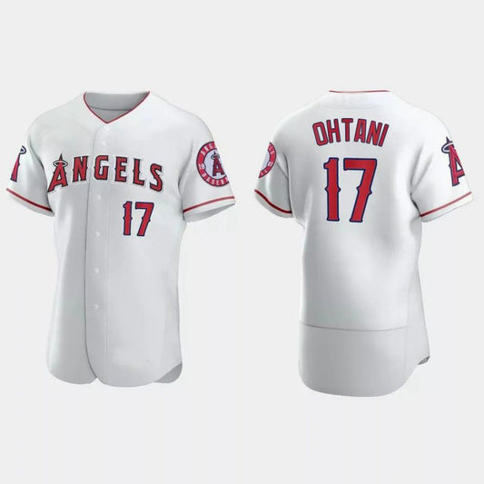Los Angeles Angels #17 Shohei Ohtani White Authentic Jersey Men Youth Women Player Baseball Jerseys