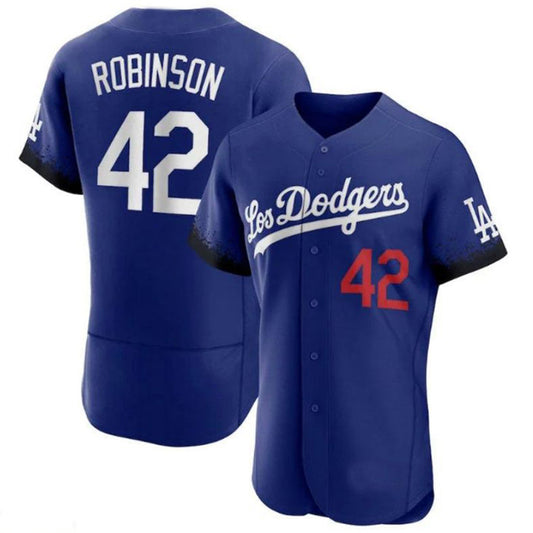 Los Angeles Dodgers #42 Jackie Robinson City Connect Authentic Player Jersey Baseball Jerseys