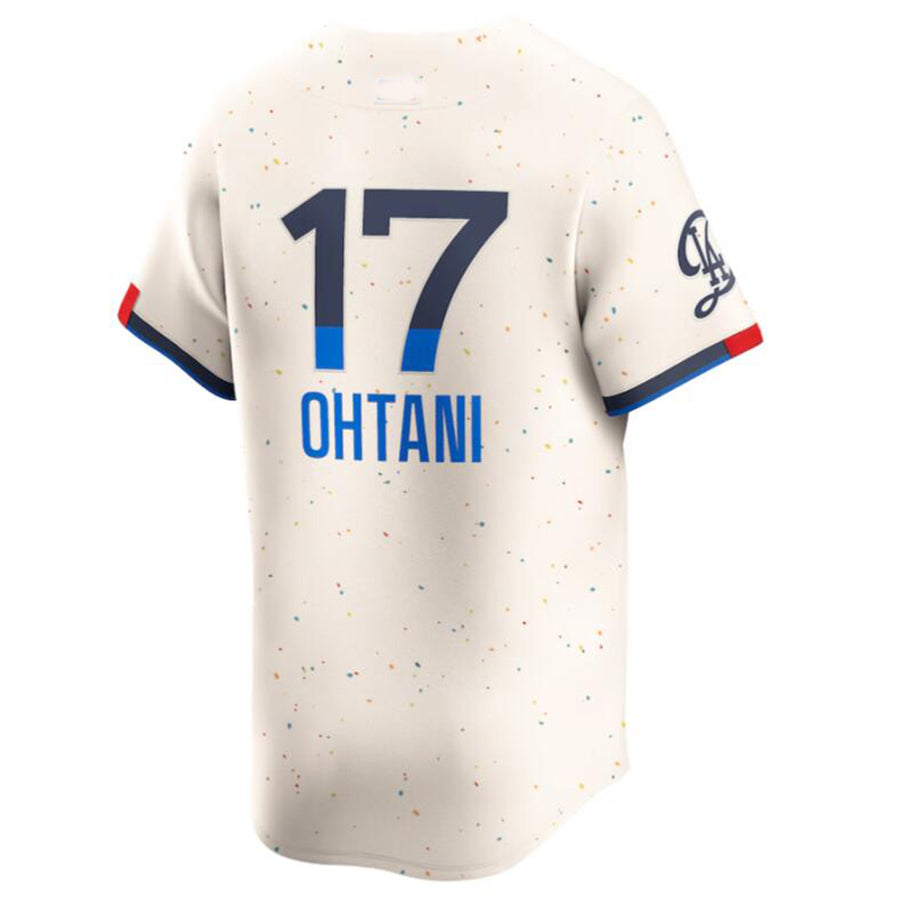 Los Angeles Dodgers #17 Shohei Ohtani Cream 2024 City Connect Limited Player Jersey American Stitched Baseball Jerseys