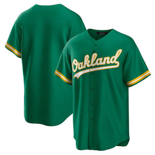 Custom Oakland Athletics Green Alternate Replica Team Jersey Baseball Jersey