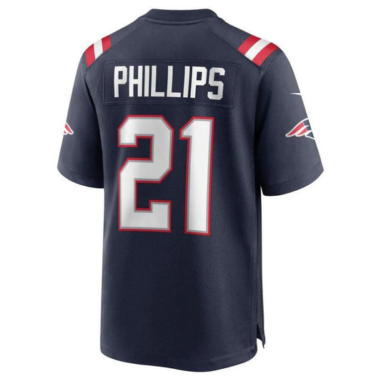 NE.Patriots #21 Adrian Phillips Navy Player Game Jersey Stitched American Football Jerseys