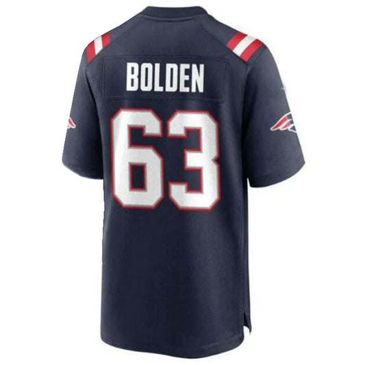 NE.Patriots #63 Isaiah Bolden Player Game Jersey - Navy Stitched American Football Jerseys