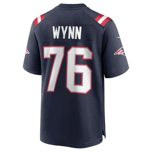 NE.Patriots #76 Isaiah Wynn Navy Player Game Jersey Stitched American Football Jerseys
