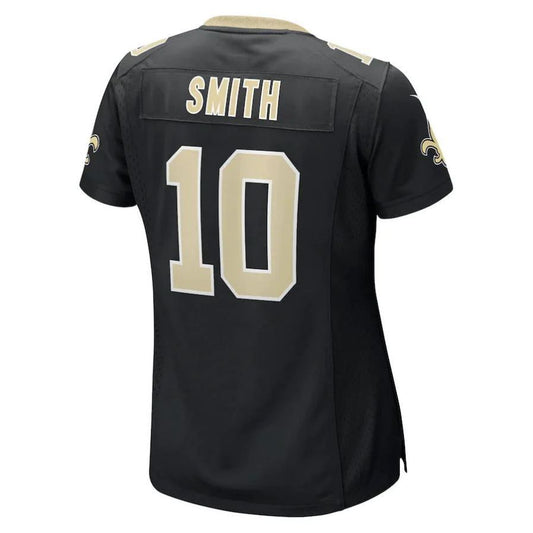 NO.Saints #10 Tre'Quan Smith Black Player Game Jersey Stitched American Football Jerseys