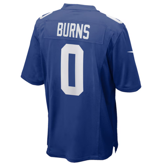 NY.Giants #0 Brian Burns Royal Game Player Jersey Stitched American Football Jerseys
