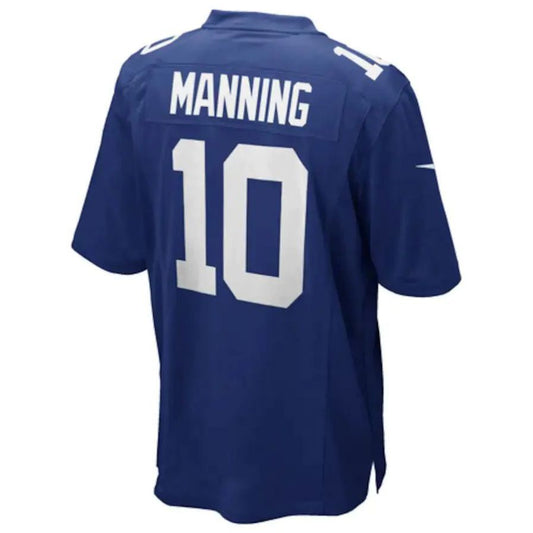 NY.Giants #10 Eli Manning Royal Blue Player Team Color Game Jersey Stitched American Football Jerseys