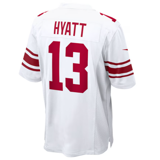 NY.Giants #13 Jalin Hyatt White Team Game Player Jersey Stitched American Football Jerseys