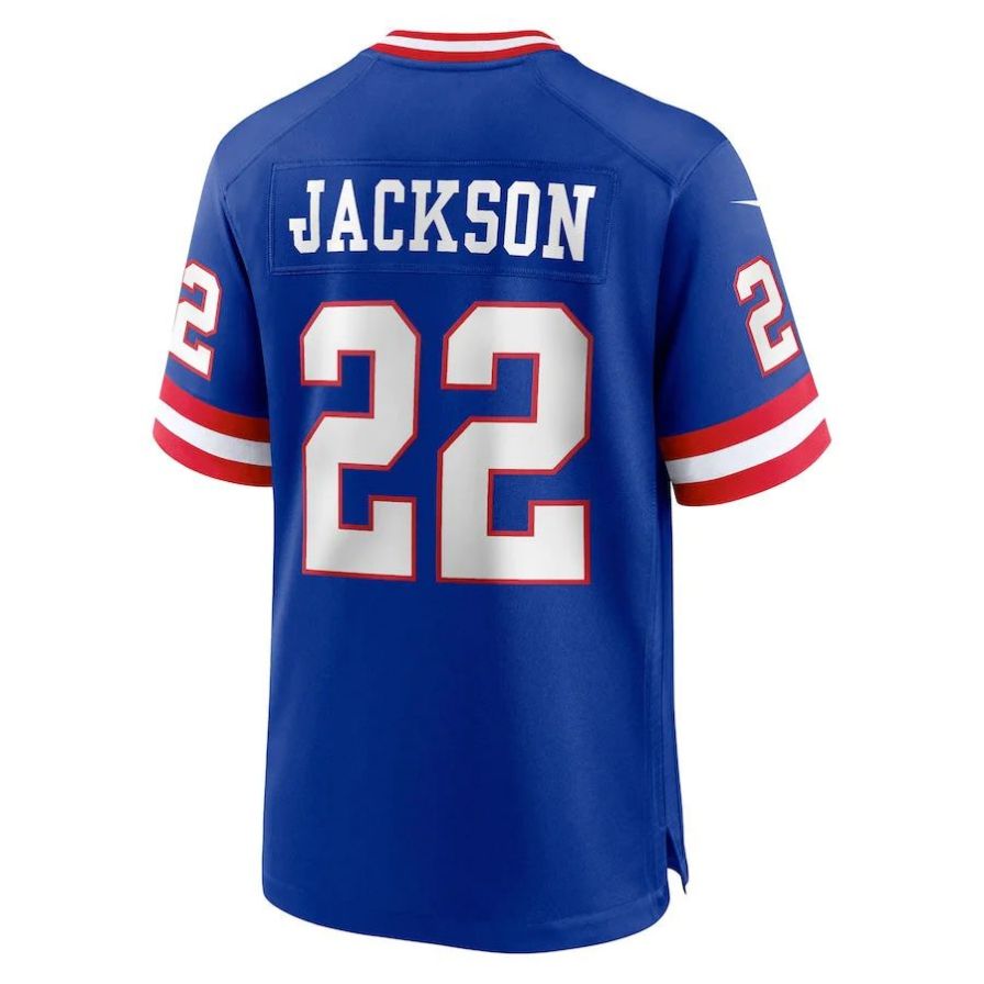 NY.Giants #22 Adoree Jackson Royal Classic Player Game Jersey Stitched American Football Jerseys