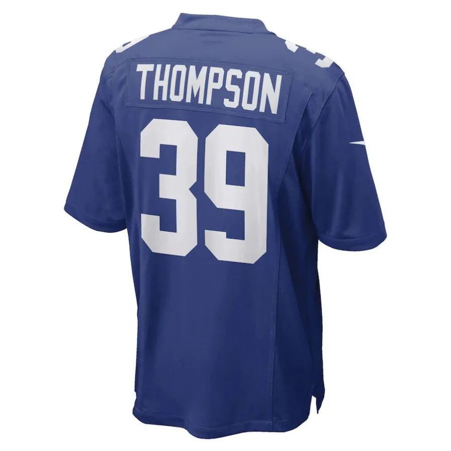 NY.Giants #39 Trenton Thompson Royal Game Player Jersey Stitched American Football Jerseys