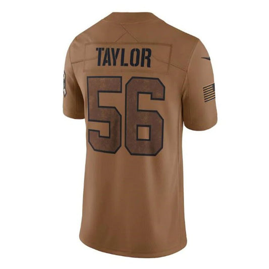NY.Giants #56 Lawrence Taylor Brown 2023 Salute To Service Retired Player Limited Jersey Stitched American Football Jerseys