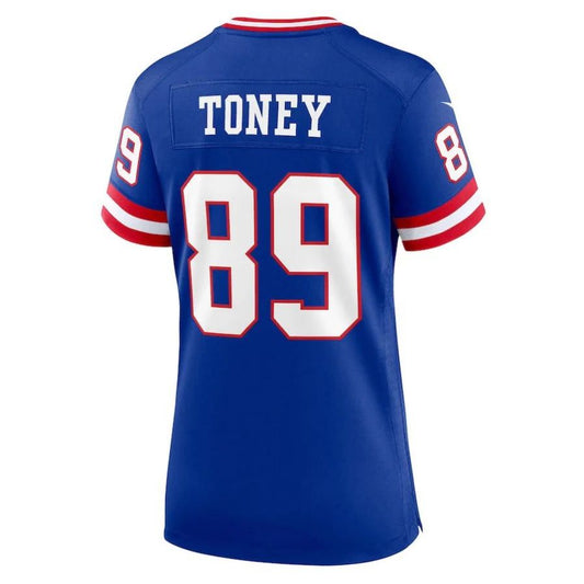 NY.Giants #89 Kadarius Toney Royal Classic Player Game Jersey Stitched American Football Jerseys