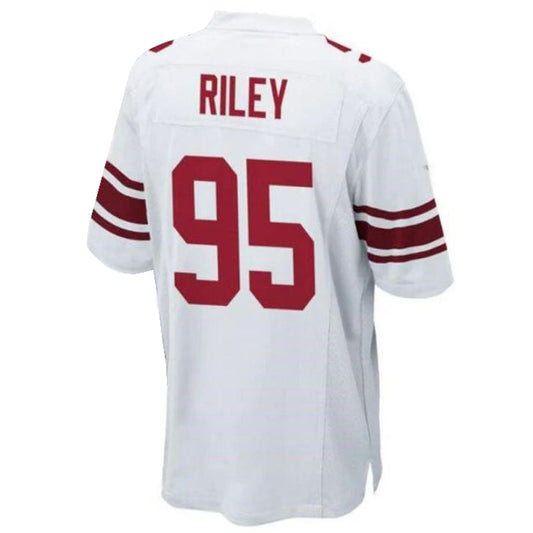 NY.Giants #95 Jordon Riley Player Game Jersey - White Stitched American Football Jerseys