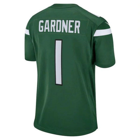 NY.Jets #1 Ahmad Sauce Gardner Gotham Green 2022 Draft First Round Pick Game Jersey Stitched American Football Jerseys