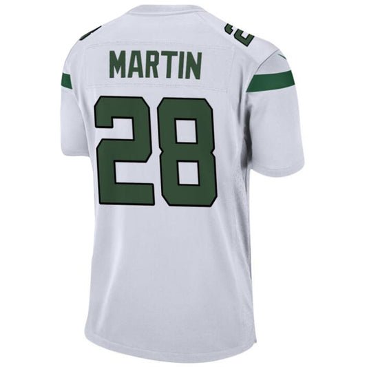 NY.Jets #28 Curtis Martin Gotham White Game Retired Player Jersey Stitched American Football Jerseys
