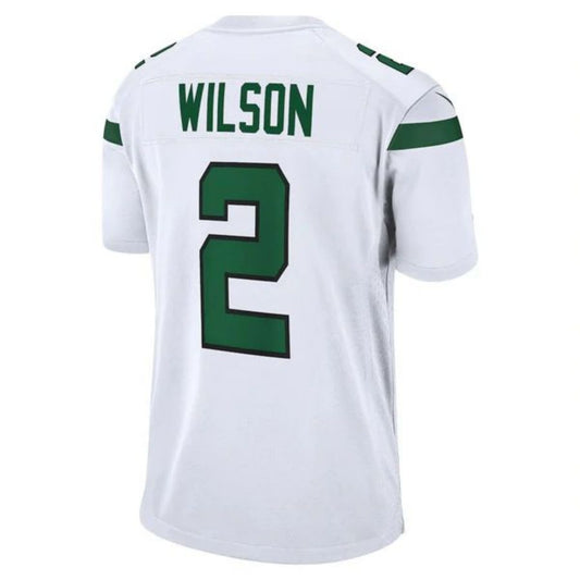 NY.Jets #2 Zach Wilson White Game Jersey Stitched American Football Jerseys